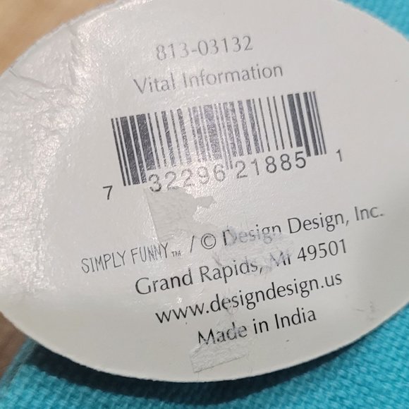 We Do Not Gossip Decorative Cotton Hand Towel NWT - Picture 4 of 4